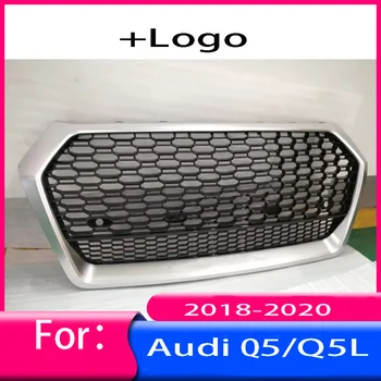 Audi Q5/Q5L 2018 2019 2020 Automobilio Bamperio Grotelių Centre Skydelio Stilius Viršutinės Grotelės (Keisti RSQ5 stilius)