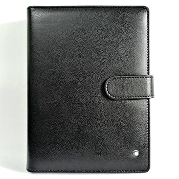 Aukštos Kokybės Prabangus Notebook MB Klasikinės Juodos spalvos, Tekstūros Odos Viršelio ir Kokybės Popieriaus Skyriuose Unikalaus Dizaino Parašytas Pen