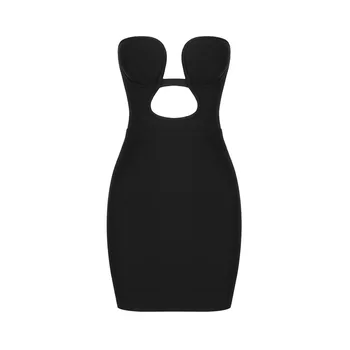 Moterų Suknelė Seksualus Stebėjimo Cut-Out Ruožas Mini Suknelė