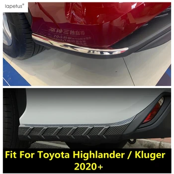 Reguliuojamo Galinio Buferio Kampas Juostelės Apsaugos Viršelio Dekoras Apdailos Toyota Highlander / Kluger 2020 M. - 2023 Juoda Išoriniai Priedai