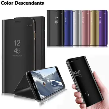 Smart Veidrodėliai Odinis Flip Case For Xiaomi Redmi 12 Pastaba 4G 23028RA60L 6.67
