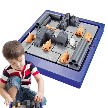 Statyba Puzzle Žaidimas Montessori Žaislas Mini Žaidimų Rinkinys Montessori Žaislų Pele Blokai Kūrybinį Galvosūkį Šeimos Žaidimas Vaikams Mokomieji Žaislai