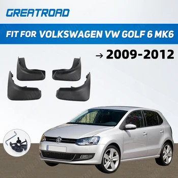 Volkswagen VW Golf 6 Mk6 2009 M. 2010 M. 2011 m. 2012 Nustatyti Litų Purvo Atvartais Mudflaps Splash Apsaugai Priekinės Galinės Purvo Atvartu Purvasargių