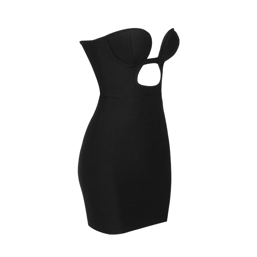 Moterų Suknelė Seksualus Stebėjimo Cut-Out Ruožas Mini Suknelė