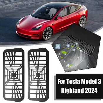 2vnt Skirti Tesla Model 3 Highland 2024 Apsaugos nuo Dulkių Dangtelis Sėdynės Apatinis Oro Išleidimo Apsauginis gaubtas, Automobilio Salono Dulkių Priedai
