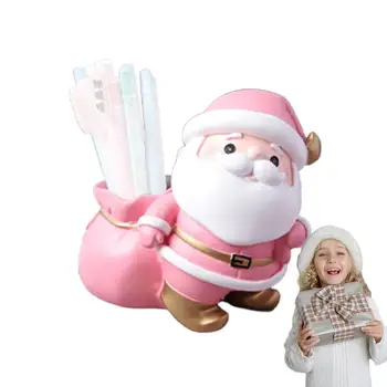 Animacinių Filmų Kalėdų Senelis Rašiklio Laikiklis Vaikai Dervos Santa Claus Piggy Bank Desktop Storage Box Studentų Prizai, Mokyklinės Prekės, Raštinė