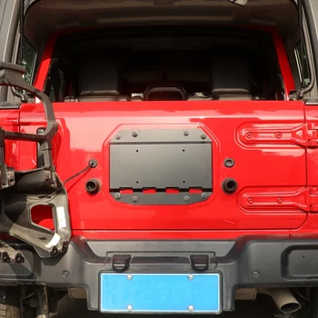 Galiniai Licenciją Plokštelės Laikiklis Automobilio Bagažinės Atsarginių Padangų Išmetimo Už Jeep Wrangler JK JL 2018 2019 Exerior Priedai