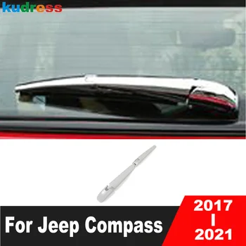 Galinio Lango Valytuvas Padengti Apdaila Už Jeep Compass 2017 2018 2019 2020 2021 Chrome 