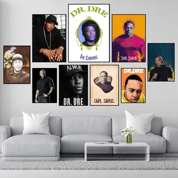 Hip-Hop Reperis Dr. Dre Plakatas Spaudinių Sienų Tapybos Miegamojo Kambarį Apdaila Office Small