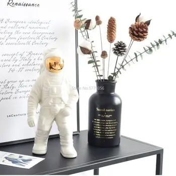 Kūrybos Astronautas Vaza Keramikos Vaza, Pratybos Vietos Žmogaus Skulptūra Namų Dekoro Priedai Šiuolaikinio Gyvenimo Kambario Apdaila