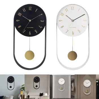 Sieninis Laikrodis su Švytuokle baterijomis, Sieniniai Laikrodžiai, Namų Biuro Kambarį Apdaila