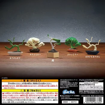 TORTAI Japonų Anime ir Animacinių filmų Gashapon Gachapon Žaislas BONSAI Pick-Up Vazoninių Daržovių Miniatiūros Figūrėlės Dekoravimas Ornamentais