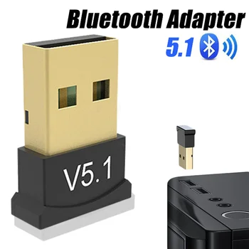 USB Bluetooth Adapteris BT 5.1 5.0 Mini Belaidė Receptorių Failą Imtuvą, 