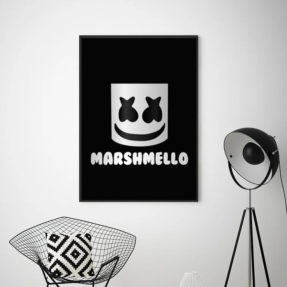 M-MARSHMELLO DJ Plakatas Spaudinių Sienos Nuotraukas Kambarį Namo Apdaila