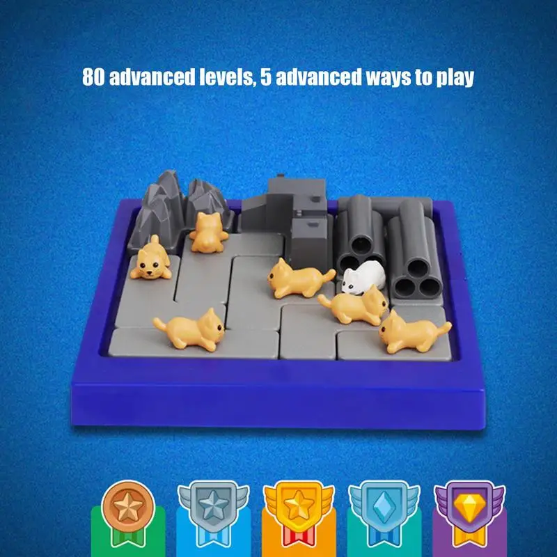 Statyba Puzzle Žaidimas Montessori Žaislas Mini Žaidimų Rinkinys Montessori Žaislų Pele Blokai Kūrybinį Galvosūkį Šeimos Žaidimas Vaikams Mokomieji Žaislai